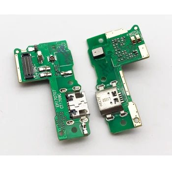 Noi Originale Conector Dock Port de Încărcare Cablu Flex port USB microfon cablu flex Pentru Huawei Y6 pro 2017 /P9 lite mini