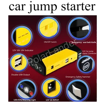 Noi sosesc de bună calitate mini Portabil Masina de vehicule Jumper Starter Banca de Putere de aprovizionare mobile Auto Baterii Pack urgent