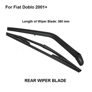 Nou Set Pentru Fiat Doblo 2001-2013 Parbriz Spate Brațul Ștergătorului + Blade Set 360mm