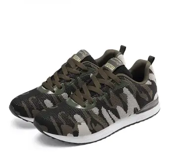 Noua listă de vânzări la cald de Primăvară și de toamnă Zbor de linie Respirabil Camuflaj Masculin feminin adidași bărbați și femei pantofi de alergat A09MC
