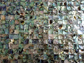 Noua zeelandă abalone mare coajă mozaic bucătărie baie duș backsplash fundal faianta decor hotel tapet