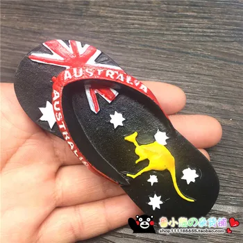 Noul Australia Papuci de casă în formă Magnetic Magneti de Frigider Frigider Autocolant Decor Acasă Accesorii Magnetice Pasta de Arte/Meserii