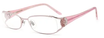 Noul Diamant Brand de Moda Designer de Ochelari Rame pentru Femei pe baza de Prescriptie medicala de Lux Optice Cadru Femei oculos de grâu de sex Feminin