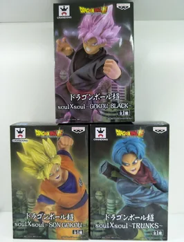 NOUL hot-10cm dragon ball Super Saiyan Goku Zamasu Goku Negru Trunchiuri de acțiune figura jucării de colecție cadou de Crăciun cu cutie