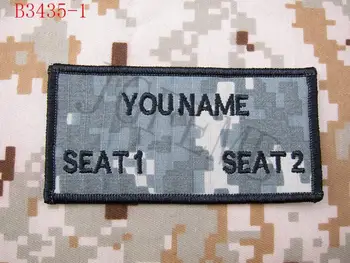 Nume personalizat Casete de Text brand Moralul tactici Militare Broderie patch-uri