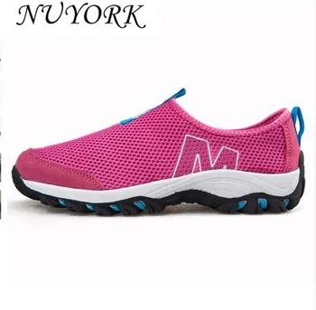 NUYORK Nouă listă de vânzări fierbinte de vară ochiurilor de Plasă respirabil bărbați și femei Non-alunecare tălpi de Mers pe jos de drumeții pantofi de sport în aer liber pantofi 769-519
