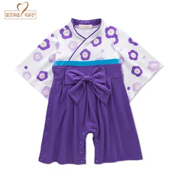 NYAN PISICA Copii Japonez Stil Kimono Copii Fete Băieți 5 Tipuri copil pentru Sugari din Bumbac Kimono Băieți Salopeta Costum de Haine