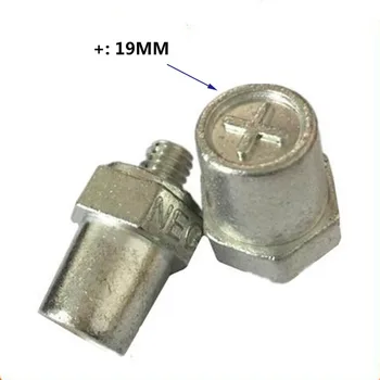 O Pereche de Baterii Auto Variabilă Rotund Pilon Cap pentru Baterie de Reparare Piese Modificate (Pos: 19mm Negativ: 17mm)