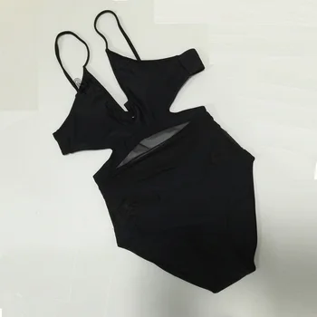 O singură Bucată de costume de Baie femei Costume de baie plasă de costume de baie, Body Push-Up pentru femei costum de baie vara 2017 monokini sexy Biquini h303