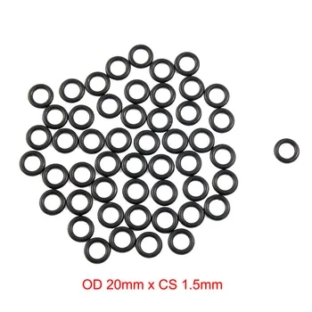OD 20mm x CS 1.5 mm BNR oana inel de cauciuc nitril șaibe de etanșare o-ring de etanșare