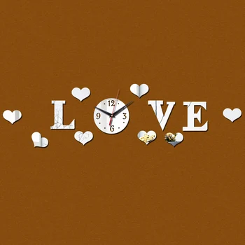 Oferta speciala 2017 moda ceas de perete Quartz Acasă Decorare diy ceas Acril Oglindă de Perete cu design modern dormitor