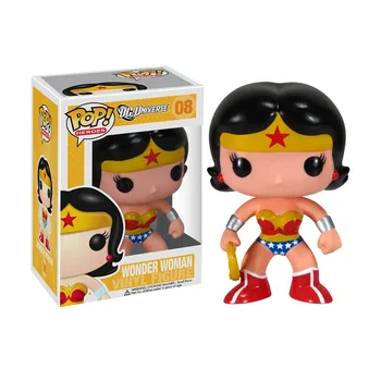 Oficial Funko pop DC Universe benzi Desenate Wonder Woman (Clasic) #08 Vinil figurina de Colectie Model de Jucărie cu cutie de Original