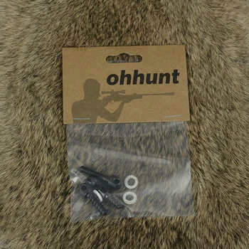 Ohhunt 3Pcs Set Pistol Sling Kit de Montare Sling Swivel Stud pentru cele Mai multe Puști, Puști din Spate din Lemn Pivotante Șuruburi de Bază