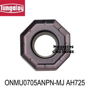 ONMU0705ANPN-MJ AH725,transformându-se introduce original tungaloy carbură de tungsten inesrt,ONMU 0705 ANPN MJ