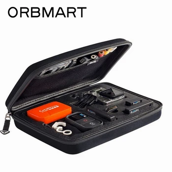 ORBMART Sport Camera de Stocare de Caz Colectia de Genti Portabile de Protecție Antișoc Pentru Gopro Hero 5 4 3 SJCAM SJ6000 Xiaomi Yi 2