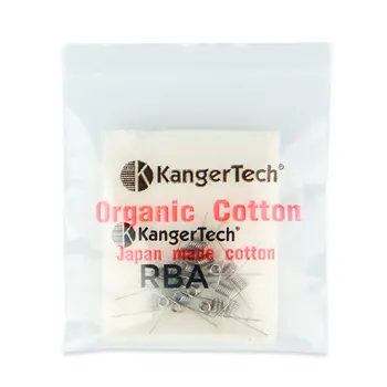 Original 20buc Kangertech Subtank Mini RBA DIY OCC Bobine de 0.5 ohm si 2 buc Bumbac Organic Kanger Organic Cotton Coil (OCC)