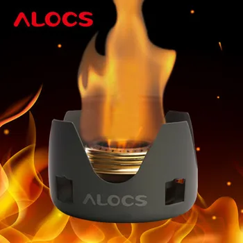 Original, autentic Alocs Brand picnic în aer liber portabil alcool aragaz de camping lichid solid alcool aragaz cu stand cs-b02