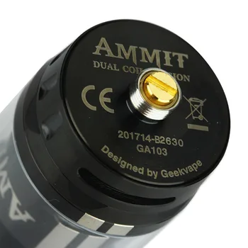 Original GeekVape Ammit RTA Dual Coil Versiune 3ml /6ml Capacitate de Umplere Top Ammit Atomizor Tank e cigs Vape vs Ammit 25