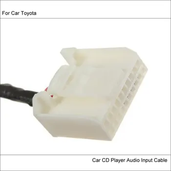 Original Prize Pentru AUX Adaptor Conector Pentru Toyota Reiz Highlander Land Cruiser Prado Masina mass-Media Audio Cablu de Date de Muzică de Sârmă