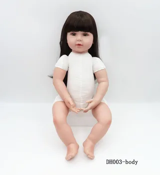 Otarddolls DIY Accesorii 61 cm Silicon renăscut baby dolls 24inch Realiste Copilul Fetita Papusa jucării pentru fete transport gratuit