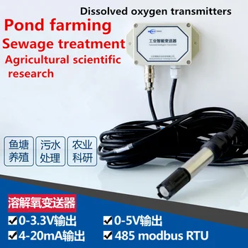 Oxigen dizolvat senzorului de oxigen electrod FACE conținutul 4-20mA 485 Industral inteligent transmițător de oxigen Dizolvat transmițător