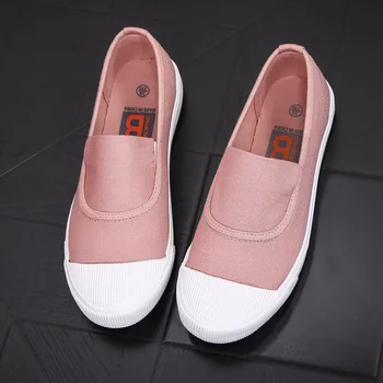 Pantofi de panza 2018 Fierbinte de vânzare de moda casual pantofi pentru femei culoare solidă pantofi de panza femeie adidași