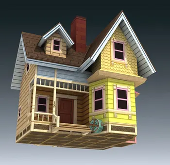 Parțial Noros 3D model din hârtie DIY manual de casă