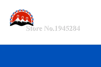 Pavilion de Kamchatka Krai, Rusia Drapelul de Stat Nou 3x5ft 90x150cm Poliester Pavilion Banner, transport gratuit