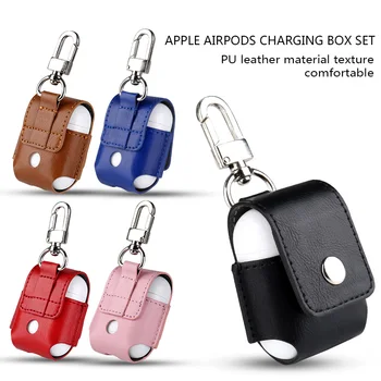 Pentru Apple Airpods 5 Culori Pungă Sac Protector pentru Apple Aer Păstăi fără Fir Bluetooth Casti Maneca Caz
