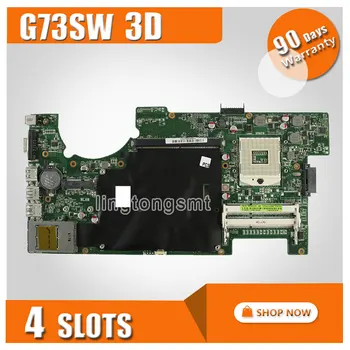 Pentru ASUS G73SW Placa de baza rev2.0 HM65 4RAM Sloturi 3D Conector 90R-N3IMB1000Y Placa de baza Testat