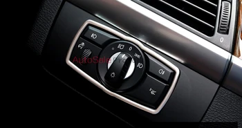 Pentru BMW X6 E71 2009 2010 2011 - Inoxidabil Crom Styling Interioară Față a Capului Comutator de Lumină de Control Cadru Decorativ Ornamental 1buc