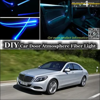 Pentru Mercedes Benz S MB W126 W140 W220 W221 W222 C217 Pentru Refit interior de Lumină Ambientală Reglare Atmosfera de Fibra Optica Lumini de Banda