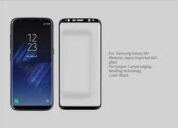 Pentru Samsung Galaxy S8 Nillkin 3D CP+ Max Acoperire Completă Temperat Pahar Ecran Protector Greu Anti-Scratch pentru Galaxy S8 S8 Plus+