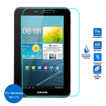 Pentru Samsung Galaxy Tab 2 7.0 Temperat Pahar ecran Protector 2.5 9h de Siguranță Folie de Protecție Pe Tab2 7 P3100 P3110, GT-P3100 P 3110