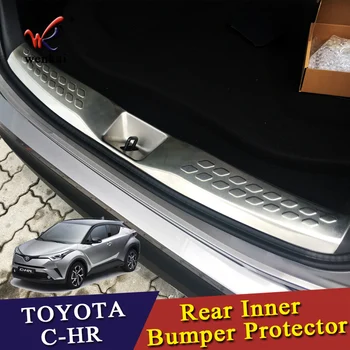 Pentru Toyota C-HR CHR 2016 2017 Oțel Inoxidabil Interior Spate Bara de protecție Protector Guard Plăcii de Prag a Acoperi Trim 1buc Car Styling!