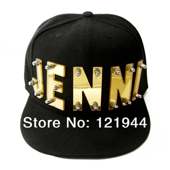 Personalizat, acrilic pălărie, personalizate oglindă acrilică inițială, mare declarație scrisoare capac, hip-hop black hat,șurub din oțel inoxidabil