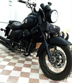 Personalizat Negru de Plastic aripa Fata coarne decor Motocicleta Chopper Touring Scuter Offroad Cafe Racer