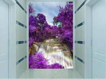 Personalizate 3d pictura murala de perete peisaj tapet copac cascade peisaj 3D de lux-perete-hârtie tapet de fundal de nunta