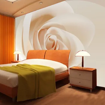 Personalizate Orice Dimensiune 3D pictura Murala de Perete Fotografie Tapet Floare Trandafir Decor Dormitor, Living-Pictura pe Perete Tapet Papel De Parede 3D