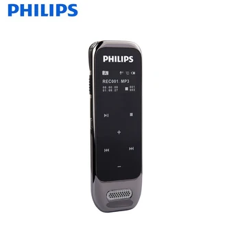 PHILIPS Original Voice Recorder pentru Înregistrarea Sunetului cu Cablu USB + microfon Wireless + Casti + Husa + Suport + Guider