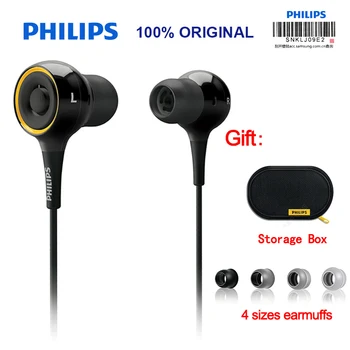 Philips SHE6000 Sport Căști In-Ear de Funcționare Casti cu Bass Stereo Lungime Cablu 1.2 m pentru Huawei, Xiaomi Galaxy