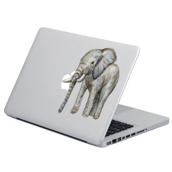Pictura de cerneală elefant Vinil Decal Laptop Autocolant pentru macbook Pro Air 13 inch Desene animate laptop Piele shell pentru mac book