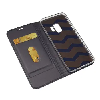 Piele Caz Pentru Samsung Galaxy S9 Cover Portofel Flip Shell AccessoryCoque Pentru Galaxy S8 S9 Plus Elegant Telefon Sac Cazuri 100BUC