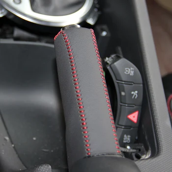 Piele naturala frâna de mână clești pentru Audi TT piele Naturala capacul de pe frâna de mână accesorii auto interior