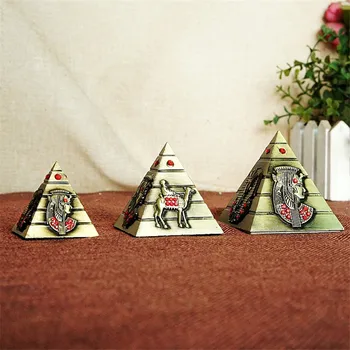 Piramida Egipteana Aliaj Model Acasă Ornamente Decor, Accesorii De Birou Camera De Zi De Decorare