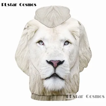 PLstar Cosmos 2018 Oameni de moda pentru Femei Hoodies Animal leu 3D de Imprimare Jachete Hanorac Pulovere de sex masculin/de sex feminin cu Gluga