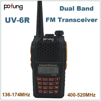 Pofung Baofeng UV-6R UV6R Dual Band VHF UHF 136-174MHz & 400-520MHz Două Fel de Radio UV 6R Impermeabil Radio VHF FM Walkie Talkie