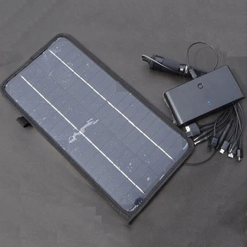 Portabil 8.5 W 12V Monocristalin Panou Solar Module Încărcător pentru Mașină, Barcă Reîncărcabilă Putere Baterie de Masina Încărcător de Telefon