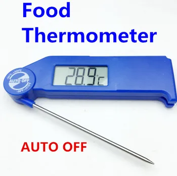 Portabil digital LCD Termometru Alimente de gătit GRĂTAR temperatura metru pliabil cu sonda