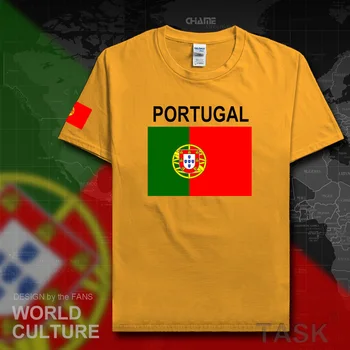 Portugalia barbati tricou 2017 tricouri națiunii portugheze echipa tricou de bumbac t-shirt săli de fitness îmbrăcăminte teuri Portuguesa pavilion PT